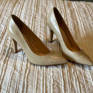 Isola Cream Pointed Toe Heels